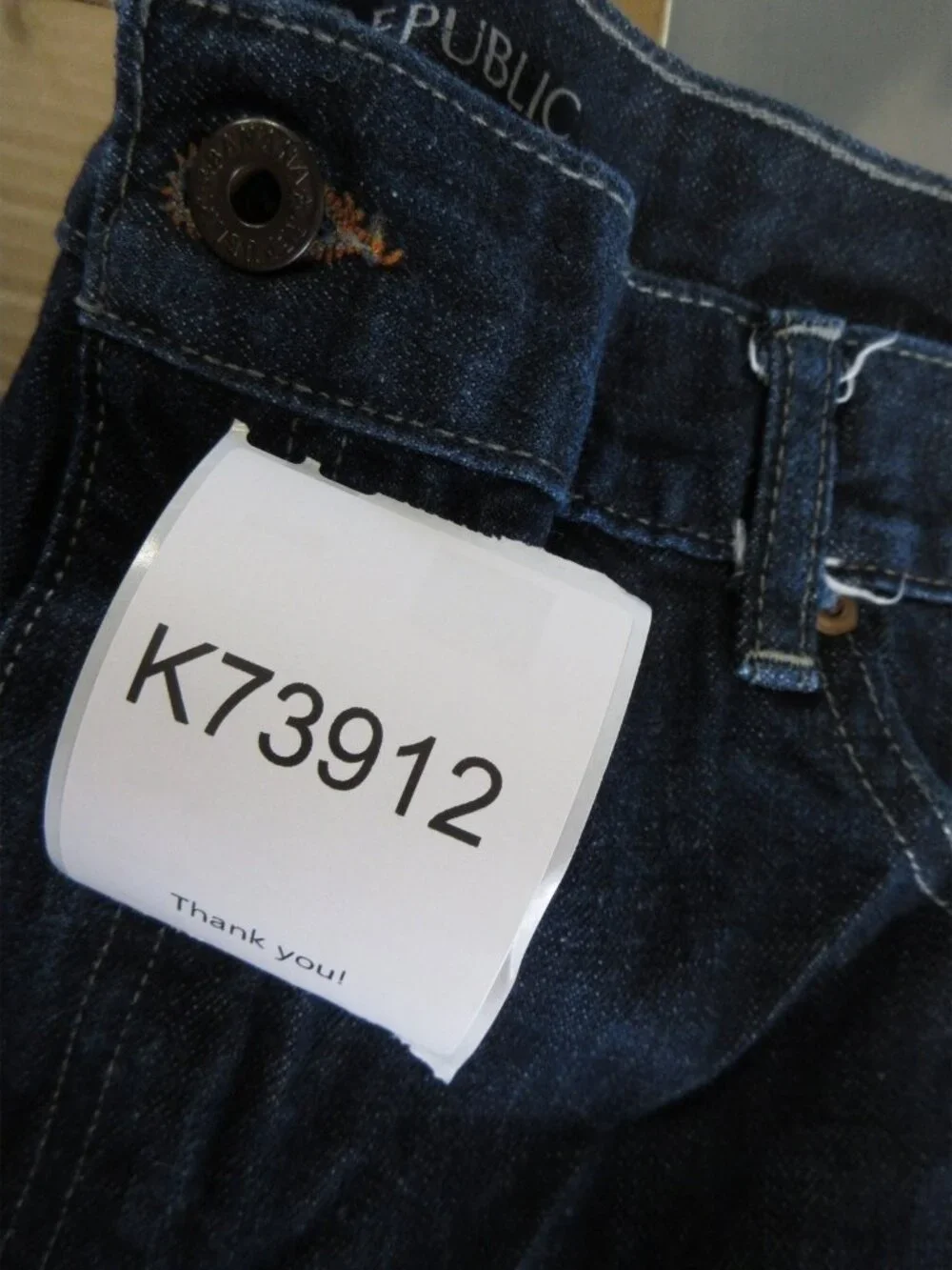Banana Republic Jeans 42X34 Bootcut Relaxed Fit Denim Heritage Pants